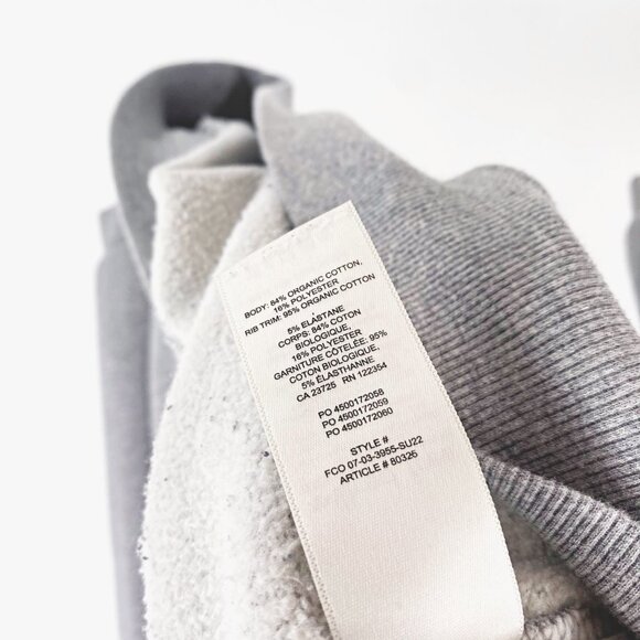 Wilfred Cozy Sweatfleece Crew Neck Sweatshirt Sz 3 - Picture 8 of 10